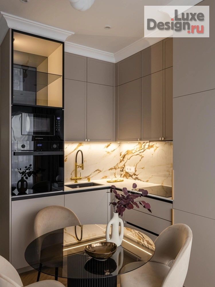 Дизайн интерьера трехкомнатной квартиры "Квартира 65 м2 в ЖК Уникум" (фото 14)