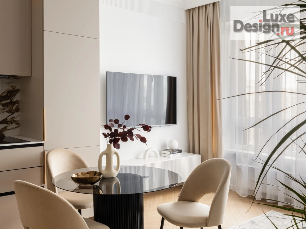 Дизайн интерьера трехкомнатной квартиры "Квартира 65 м2 в ЖК Уникум" (фото 3)