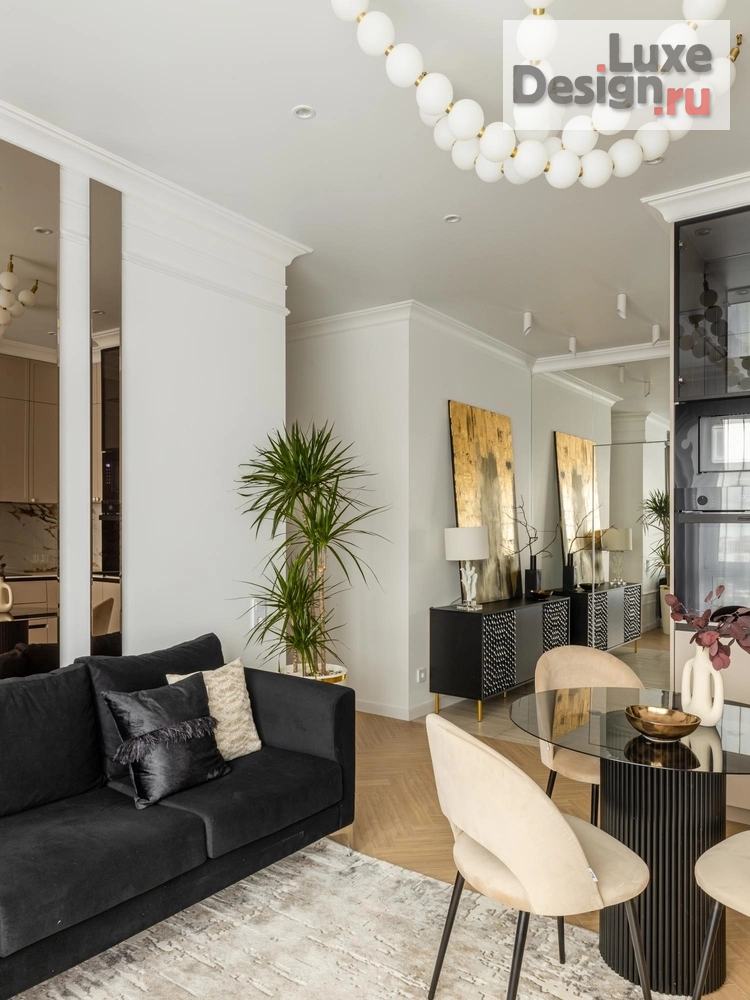 Дизайн интерьера трехкомнатной квартиры "Квартира 65 м2 в ЖК Уникум" (фото 36)