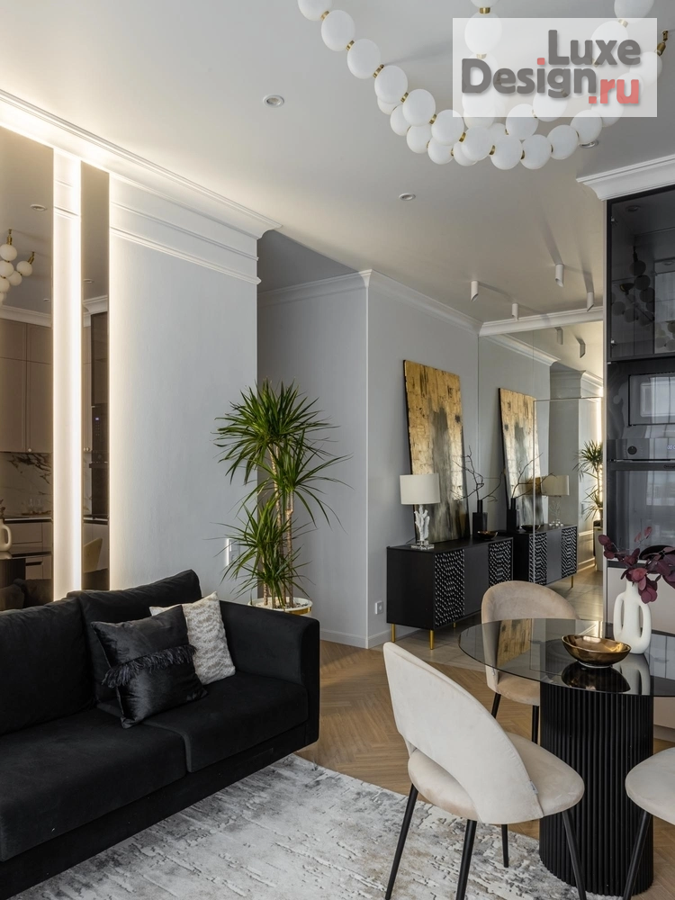 Дизайн интерьера трехкомнатной квартиры "Квартира 65 м2 в ЖК Уникум" (фото 37)