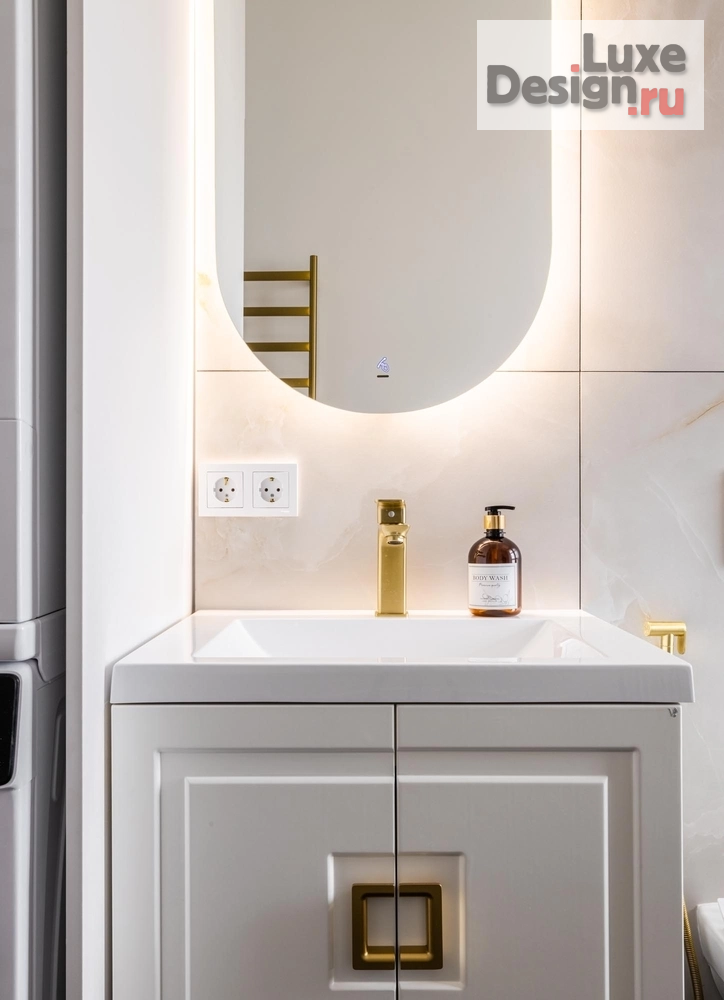 Дизайн интерьера трехкомнатной квартиры "Квартира 65 м2 в ЖК Уникум" (фото 54)