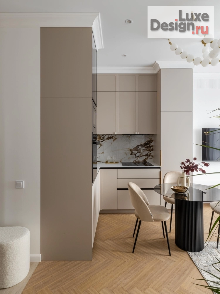 Дизайн интерьера трехкомнатной квартиры "Квартира 65 м2 в ЖК Уникум" (фото 7)