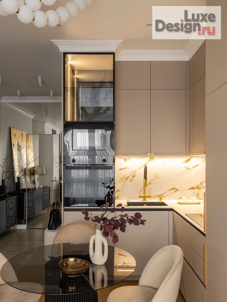 Дизайн интерьера трехкомнатной квартиры "Квартира 65 м2 в ЖК Уникум" (фото 10)