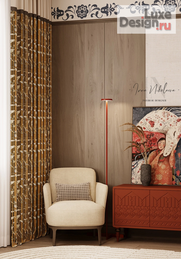 Дизайн интерьера загородного дома "Загородный дом в современном русском стиле" (фото 25)