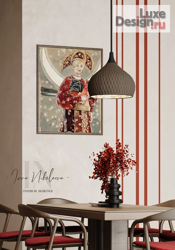 Дизайн интерьера загородного дома "Загородный дом в современном русском стиле" (фото 2)