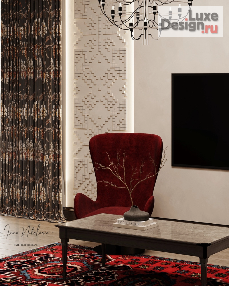 Дизайн интерьера загородного дома "Загородный дом в современном русском стиле" (фото 17)