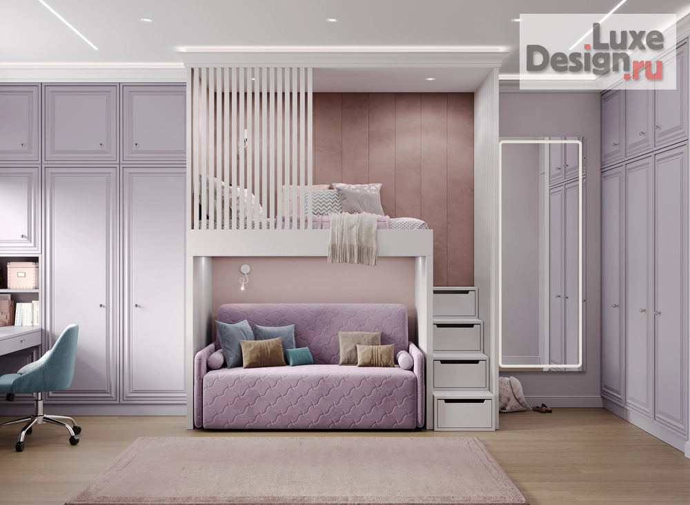 Дизайн интерьера трехкомнатной квартиры "Квартира в современном классическом стиле ЖК Выбор первых" (фото 26)