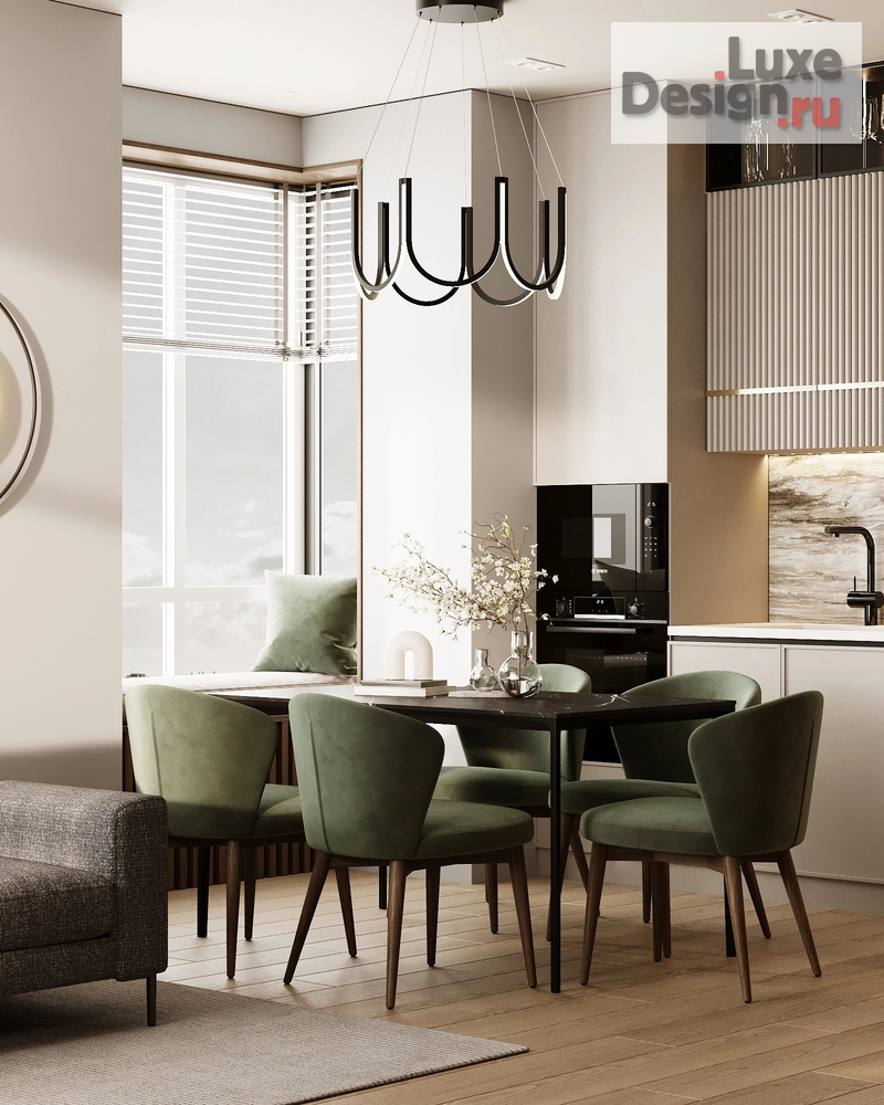 Дизайн интерьера трехкомнатной квартиры "Квартира в ЖК Таухаус г. Уфа" (фото 2)