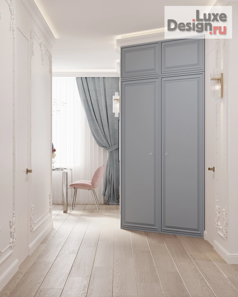 Дизайн интерьера трехкомнатной квартиры "Квартира в современном классическом стиле ЖК Выбор первых" (фото 16)