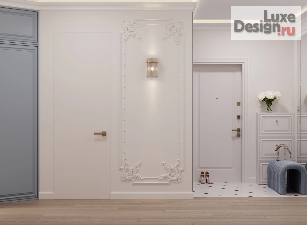 Дизайн интерьера трехкомнатной квартиры "Квартира в современном классическом стиле ЖК Выбор первых" (фото 19)