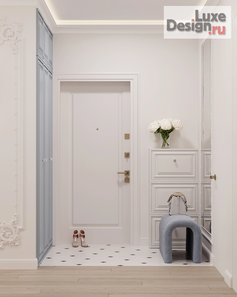 Дизайн интерьера трехкомнатной квартиры "Квартира в современном классическом стиле ЖК Выбор первых" (фото 20)