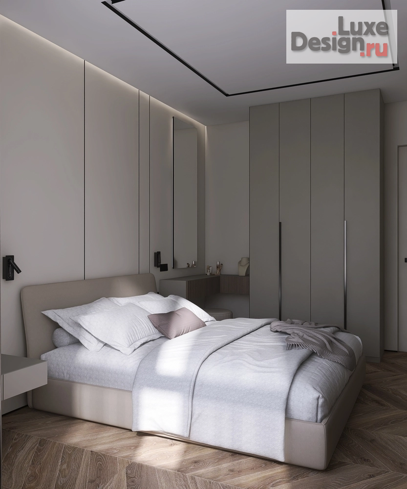 Дизайн интерьера двухкомнатной квартиры "Двухкомнатная квартира ЖК TauHouse г. Уфа" (фото 2) от дизайнера Фазлыева Анна Анатольевна Дизайн интерьера двухкомнатной квартиры "Двухкомнатная квартира ЖК TauHouse г. Уфа" (фото 2)