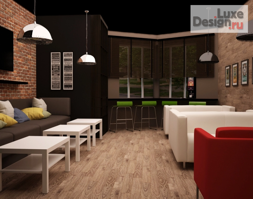 Дизайн интерьера кафе "Проект Антикафе (для играющих в квест)" (фото 4)