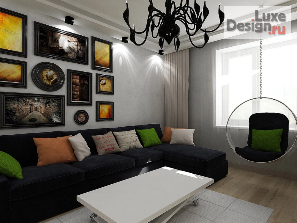 Дизайн интерьера трехкомнатной квартиры "Дизайн квартиры" (фото 1)