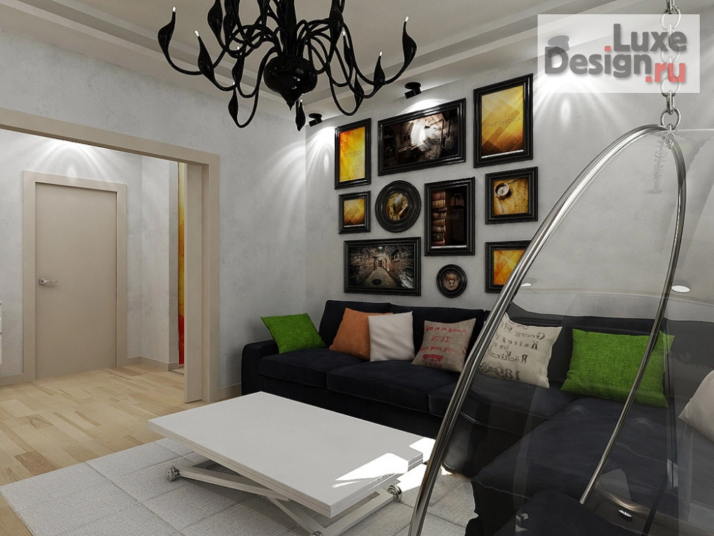 Дизайн интерьера трехкомнатной квартиры "Дизайн квартиры" (фото 2)