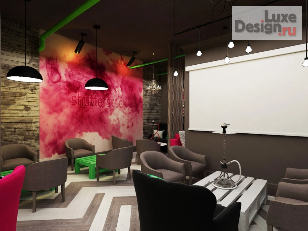 Дизайн интерьера ночного клуба "Дизайн кальянной" (фото 6)