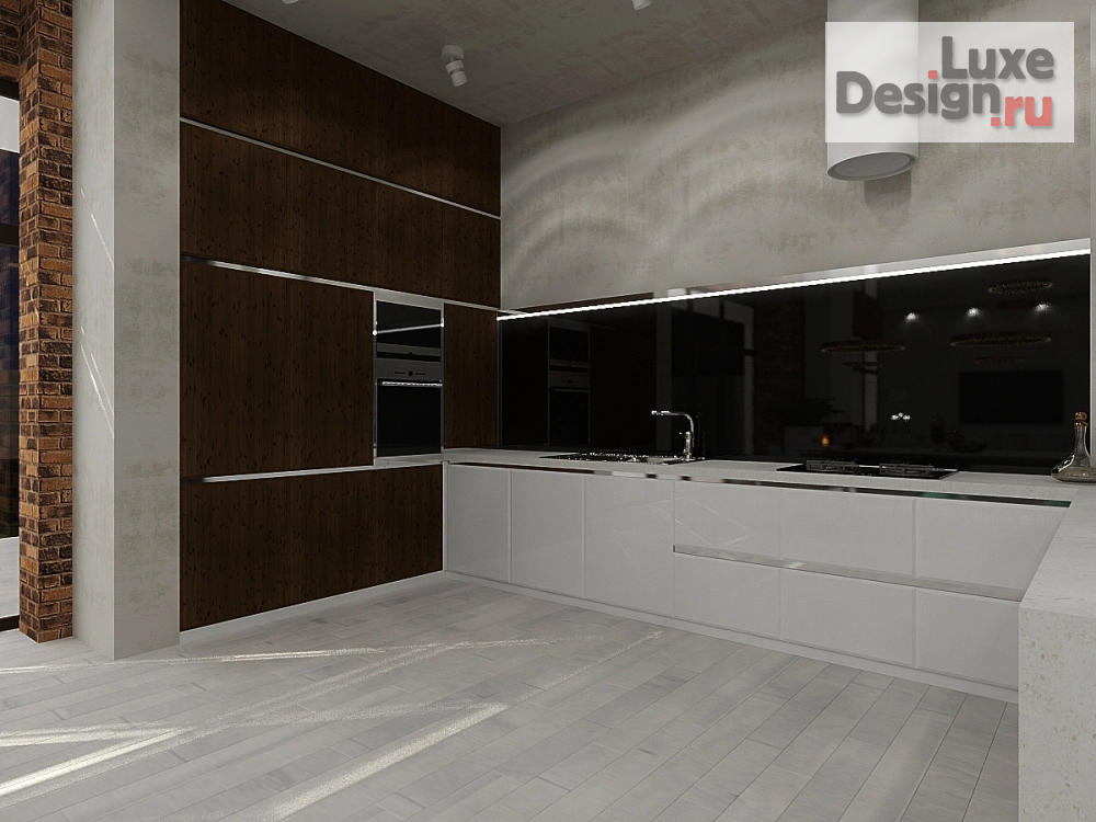 Дизайн интерьера коттеджа "Загородный дом, г. Уфа, п. Чесноковка" (фото 10)