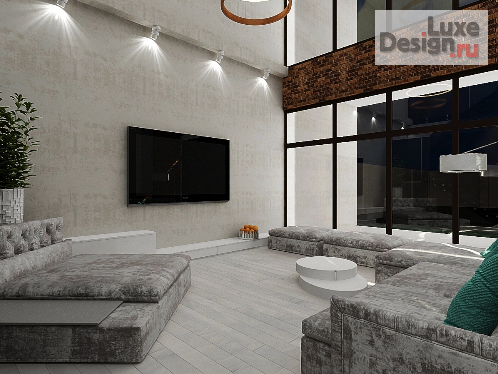 Дизайн интерьера коттеджа "Загородный дом, г. Уфа, п. Чесноковка" (фото 11)