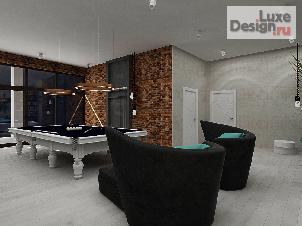 Дизайн интерьера коттеджа "Загородный дом, г. Уфа, п. Чесноковка" (фото 13)