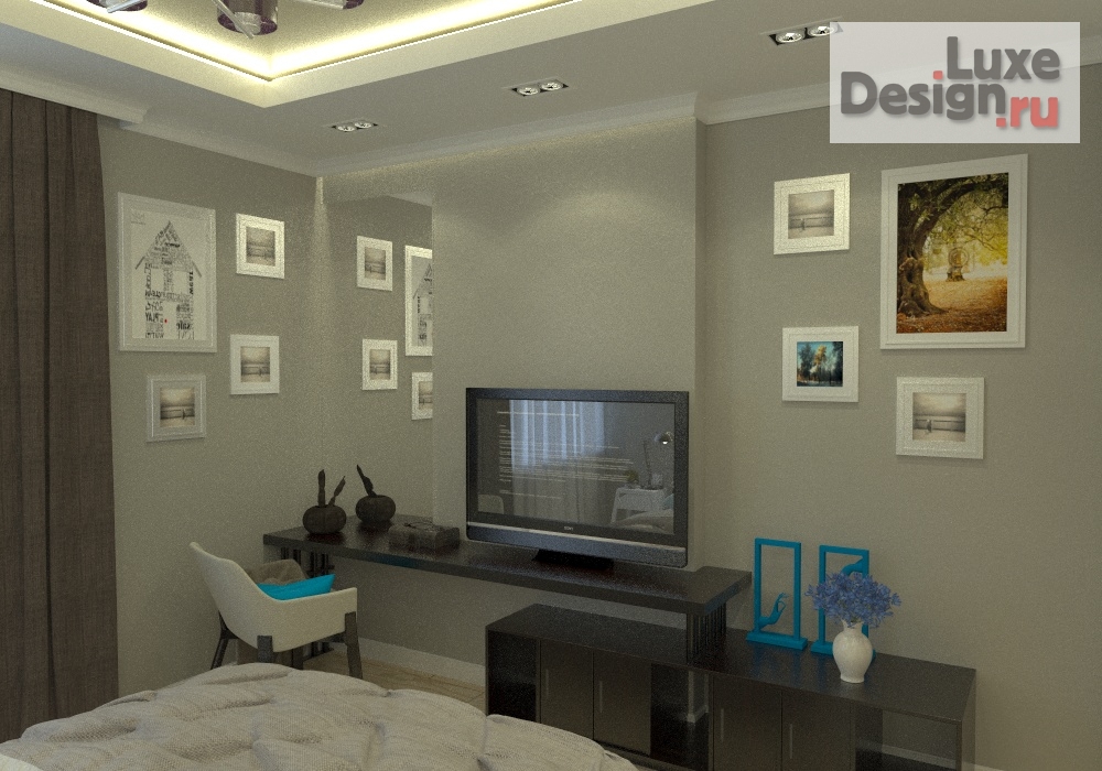 Дизайн интерьера двухкомнатной квартиры "Двухкомнатная квартира в Уфе" (фото 2)