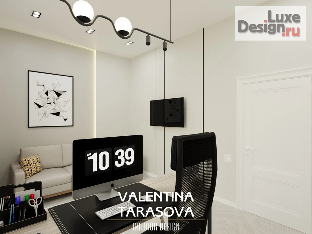 Дизайн интерьера кабинета "Кабинет " (фото 3)