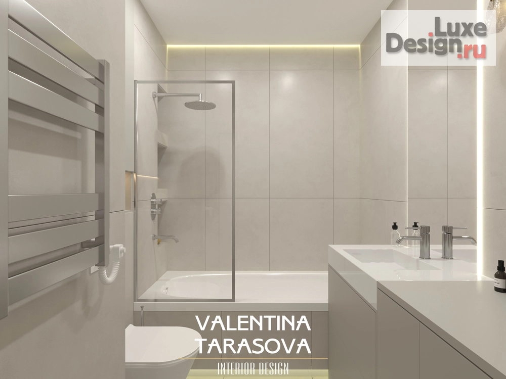 дизайн интерьера санузла "Санузел" (фото 2)