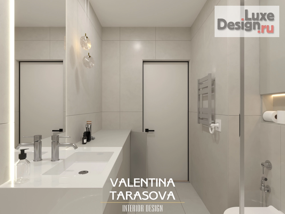 дизайн интерьера санузла "Санузел" (фото 3)