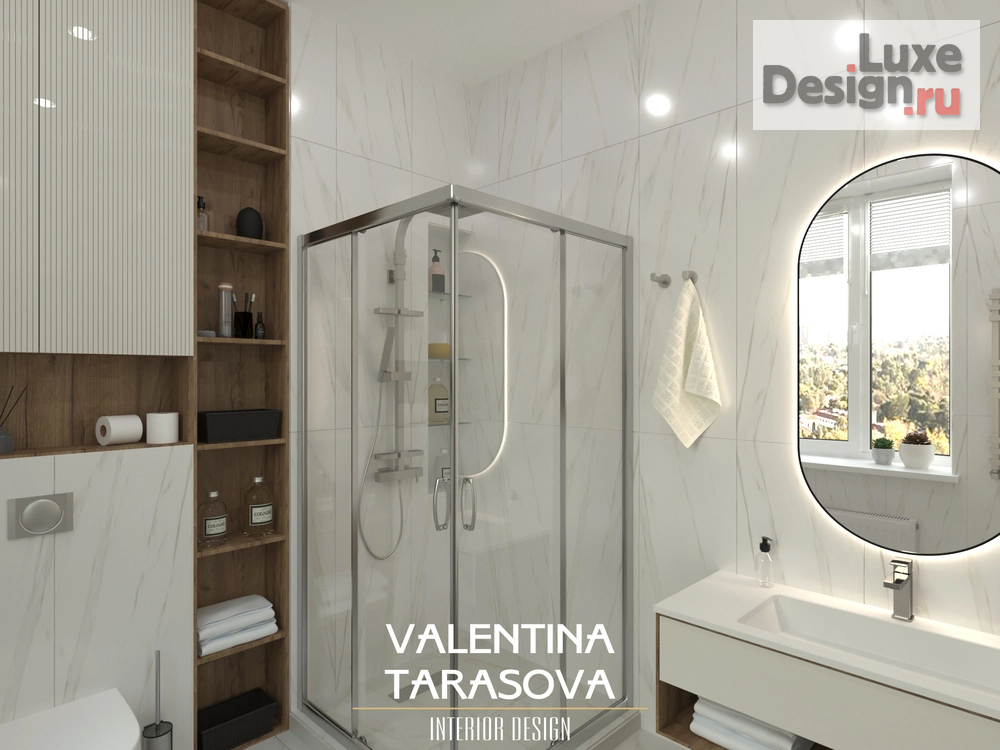 дизайн интерьера санузла "Санузел" (фото 3)