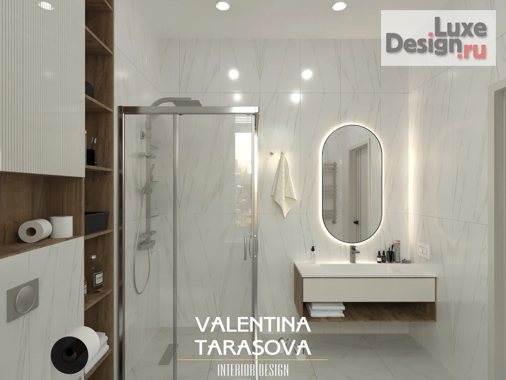 дизайн интерьера санузла "Санузел" (фото 5)