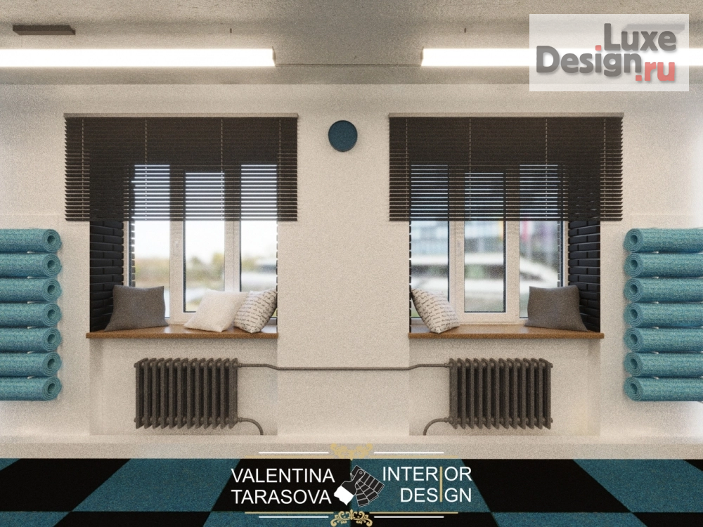 Дизайн интерьера оздоровительного комплекса "Комната 3 для занятий" (фото 1)