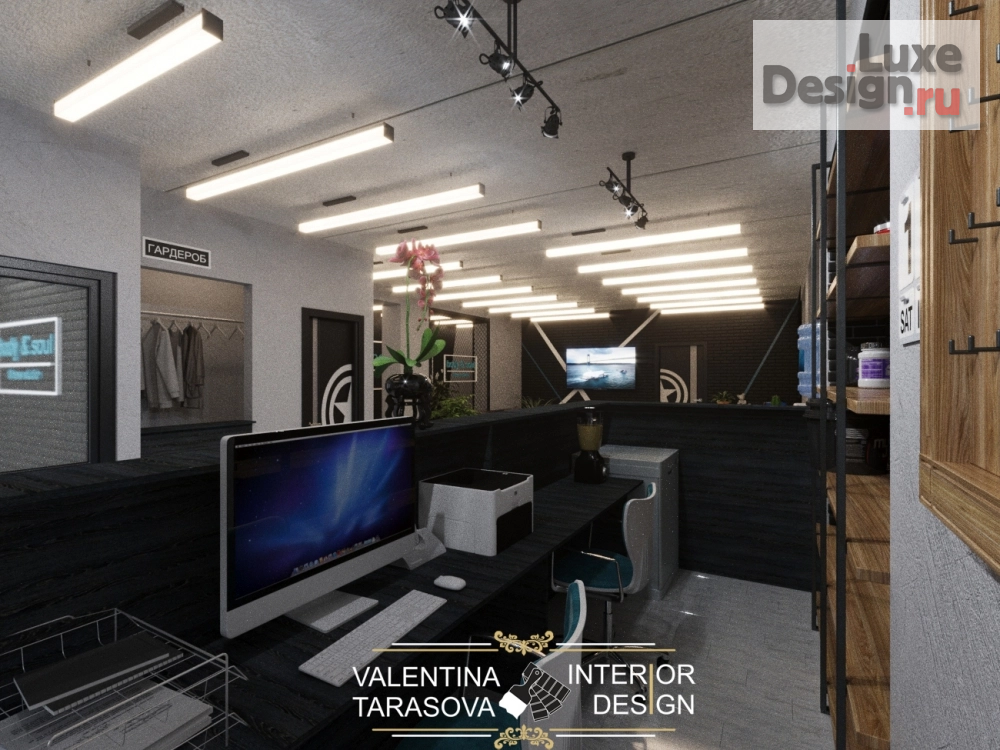 Дизайн интерьера оздоровительного комплекса "Фитнес студия" (фото 7)