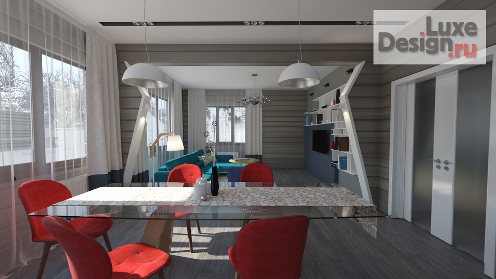 Дизайн интерьера загородного дома "Проект загородного дома" (фото 2)