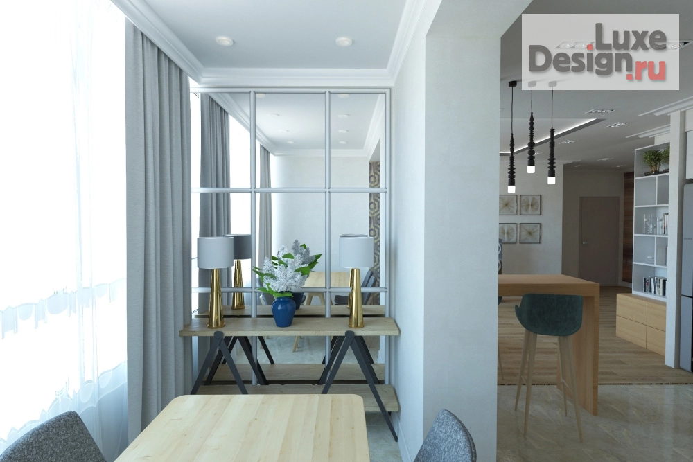 Дизайн интерьера квартиры "Проект квартиры в ЖК Уфимский Кремль" (фото 4)