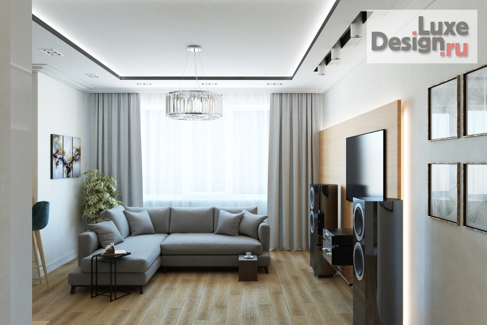 Дизайн интерьера квартиры "Проект квартиры в ЖК Уфимский Кремль" (фото 1)