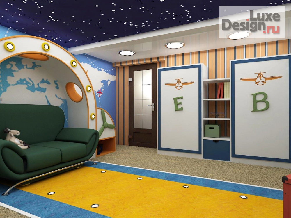 Дизайн интерьера детской "Дизайн детской комнаты" (фото 2)