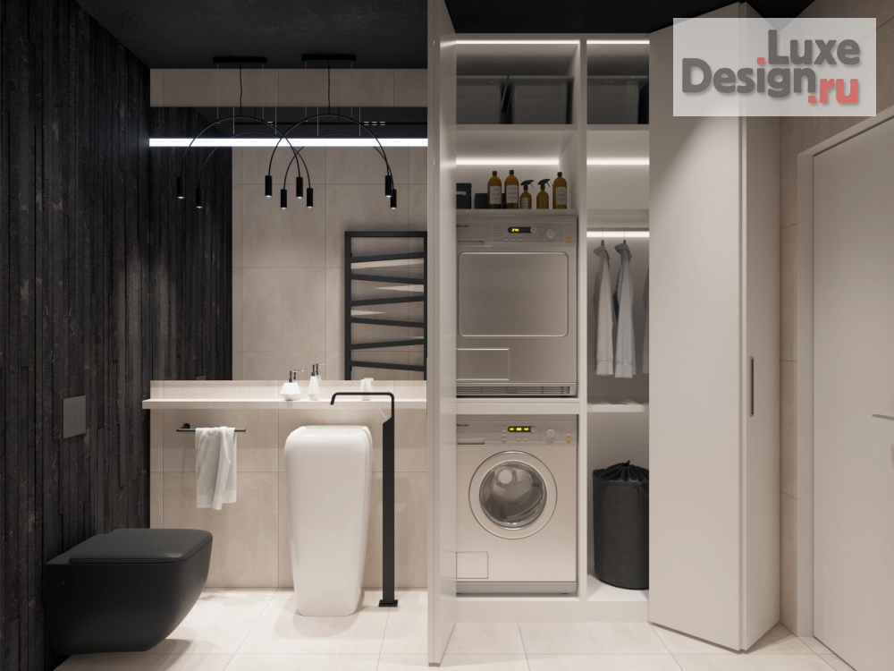 Дизайн интерьера четырехкомнатной квартиры "Проект квартиры для семьи в ЖК Уфимский кремль" (фото 11) от дизайнера Бюро дизайна №1 Дизайн интерьера четырехкомнатной квартиры "Проект квартиры для семьи в ЖК Уфимский кремль" (фото 11)