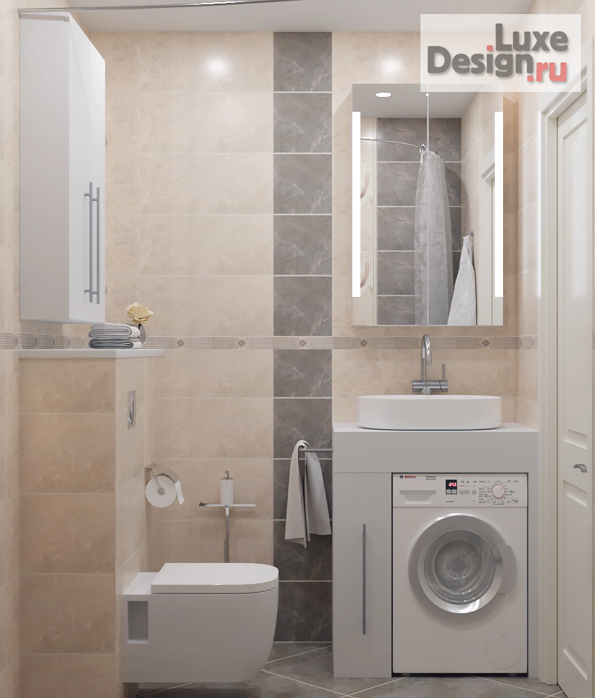 Дизайн интерьера однокомнатной квартиры "Квартира для молодой девушки" (фото 5)