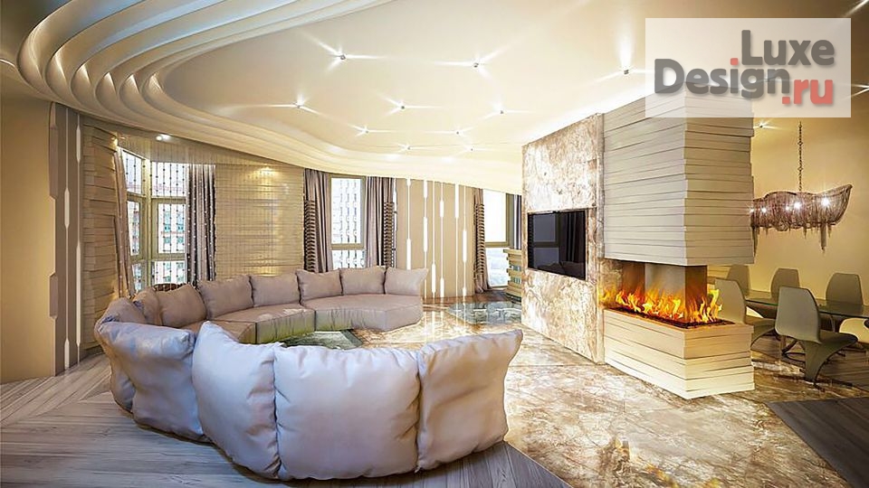 Дизайн интерьера гостиной "Проект гостиной" (фото 1)