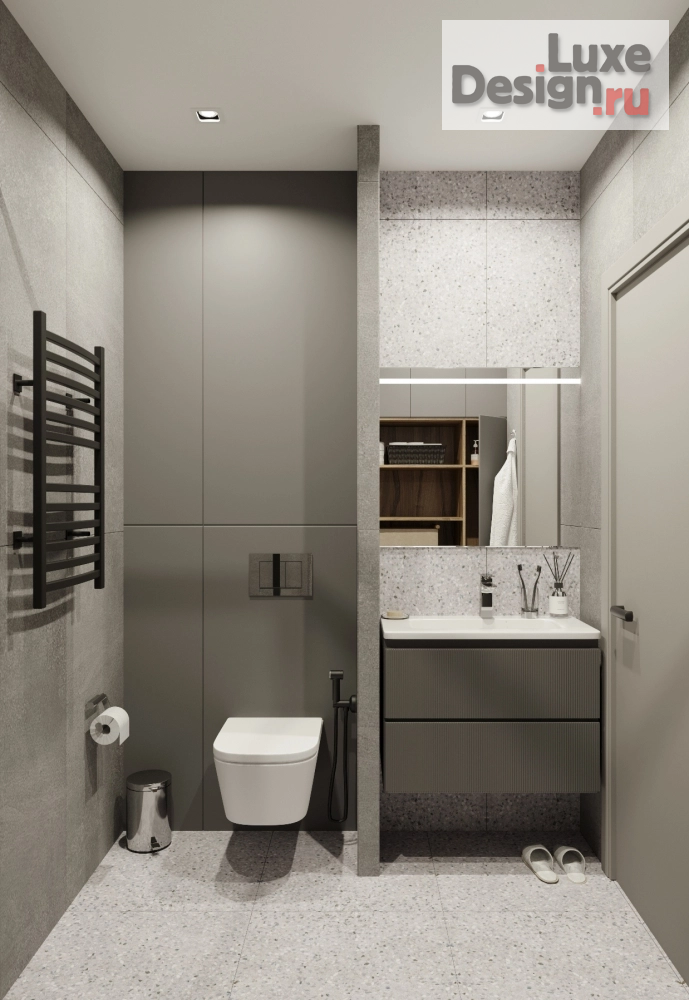 Дизайн интерьера однокомнатной квартиры "ДИЗАЙН ПРОЕКТ ОДНОКОМНАТНОЙ КВАРТИРЫ В ДОЛГОПРУДНОМ" (фото 3)