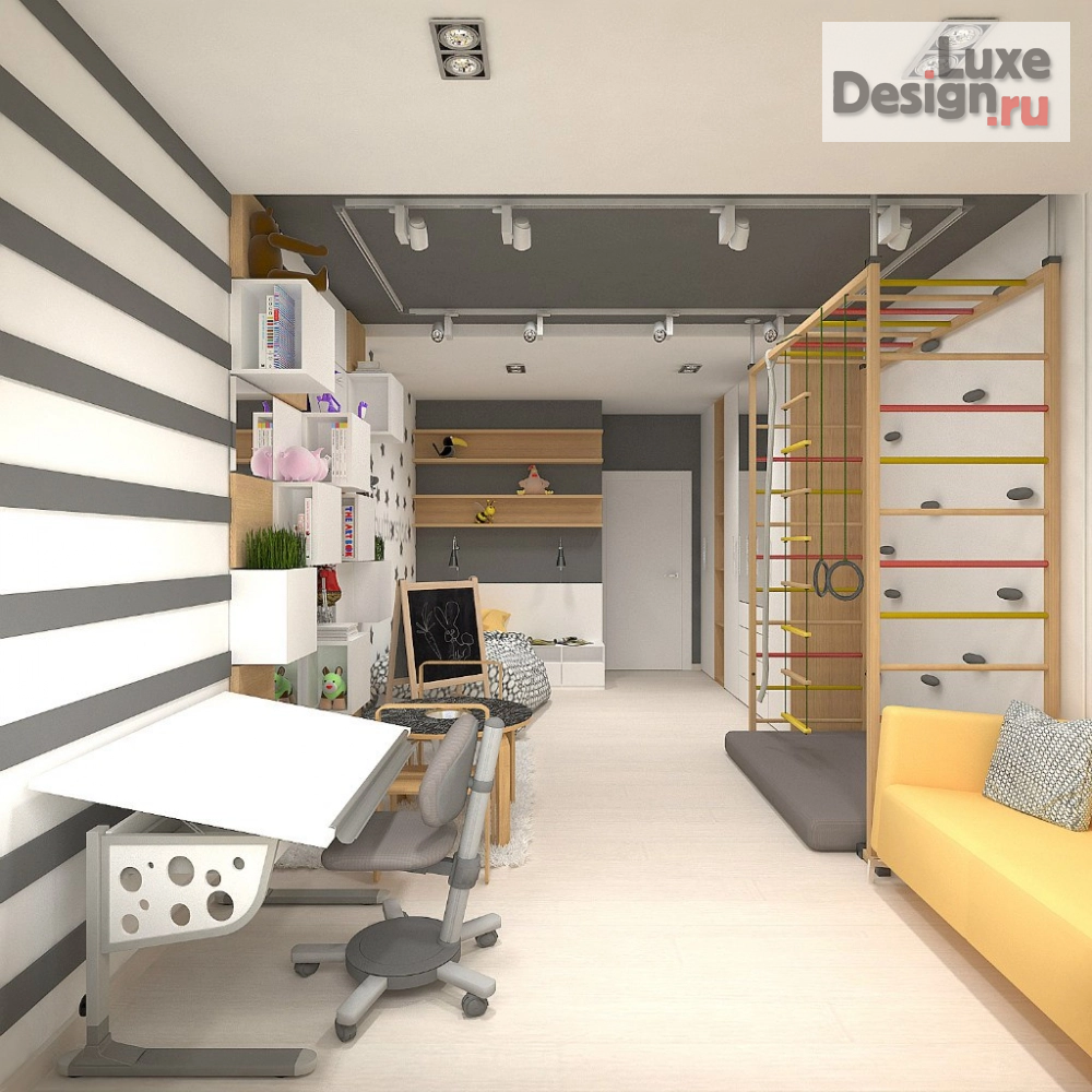 Дизайн интерьера детской "Дизайн детской в скандинавском стиле" (фото 2)