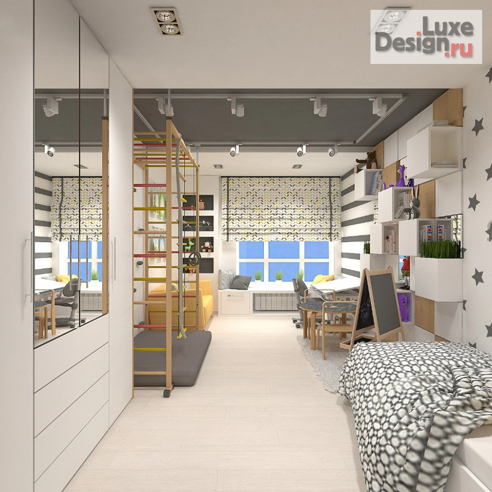 Дизайн интерьера детской "Дизайн детской в скандинавском стиле" (фото 4)