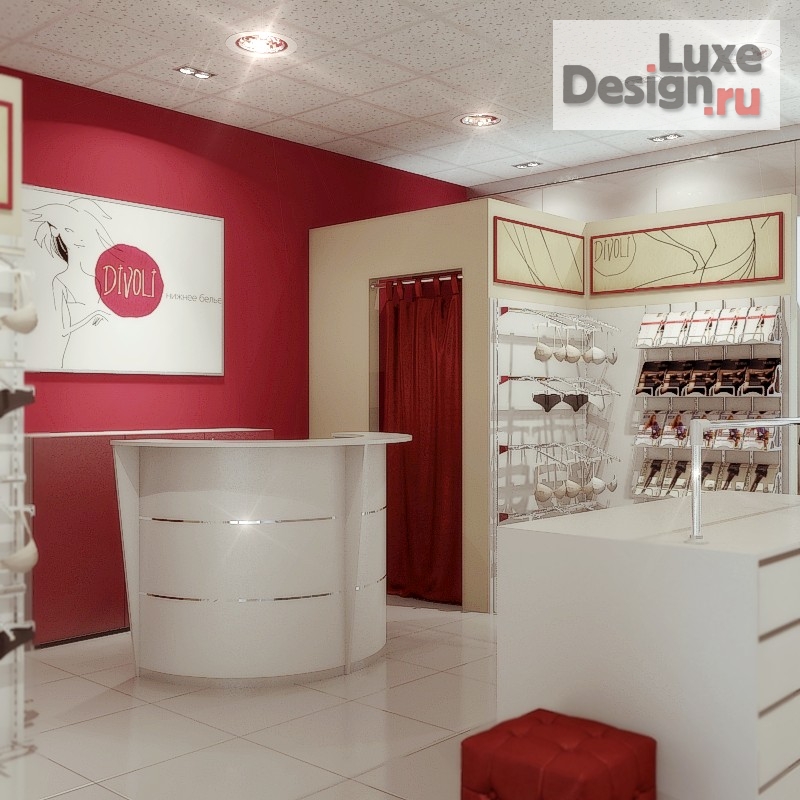 Дизайн интерьера бутика "Бутик женского белья" (фото 4)
