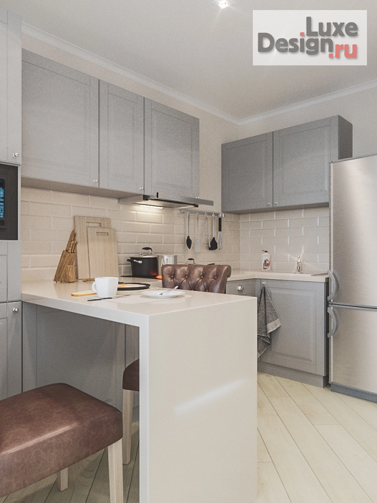 Дизайн интерьера однокомнатной квартиры "Квартира по ул. Гафури" (фото 8)