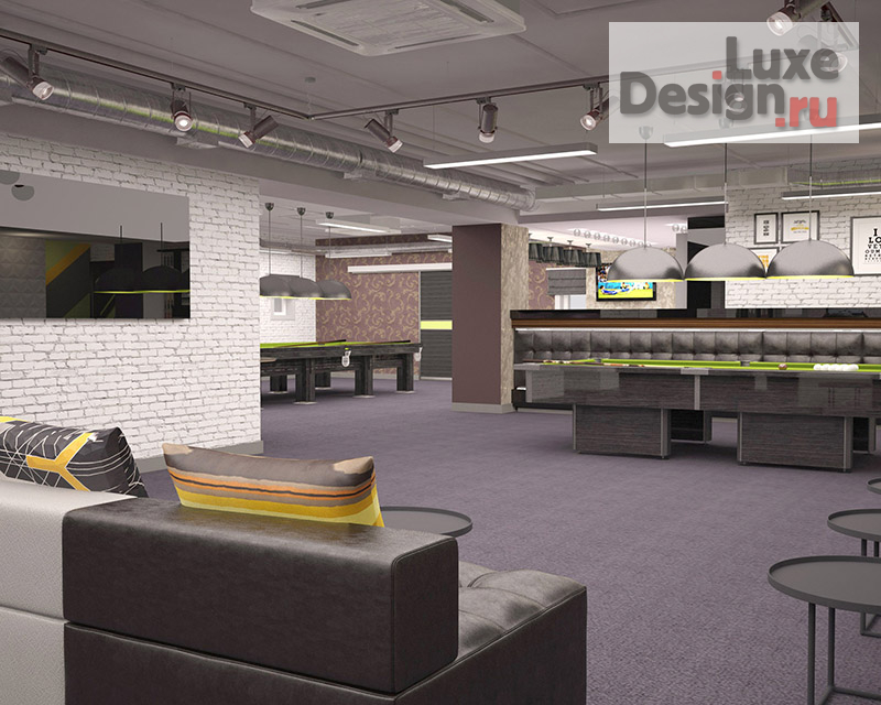 Общественная архитектура "дизайн интерьера семейного клуба" (фото 3)