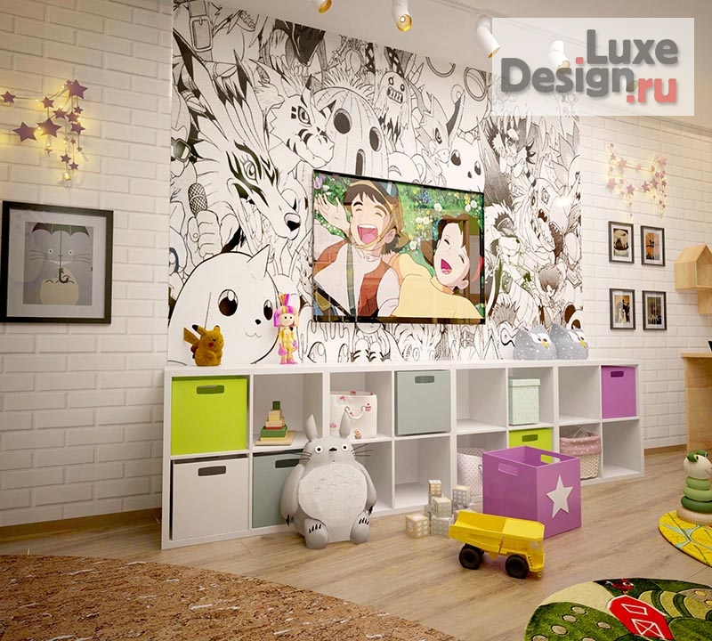 Дизайн интерьера трехкомнатной квартиры "Дизайн интерьера квартиры пл. 97м2 в стиле Эко" (фото 10)