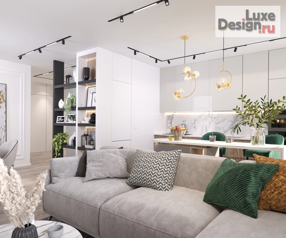 Дизайн интерьера квартиры "Дизайн-проект квартиры общей площадью 94,0 м2" (фото 3)