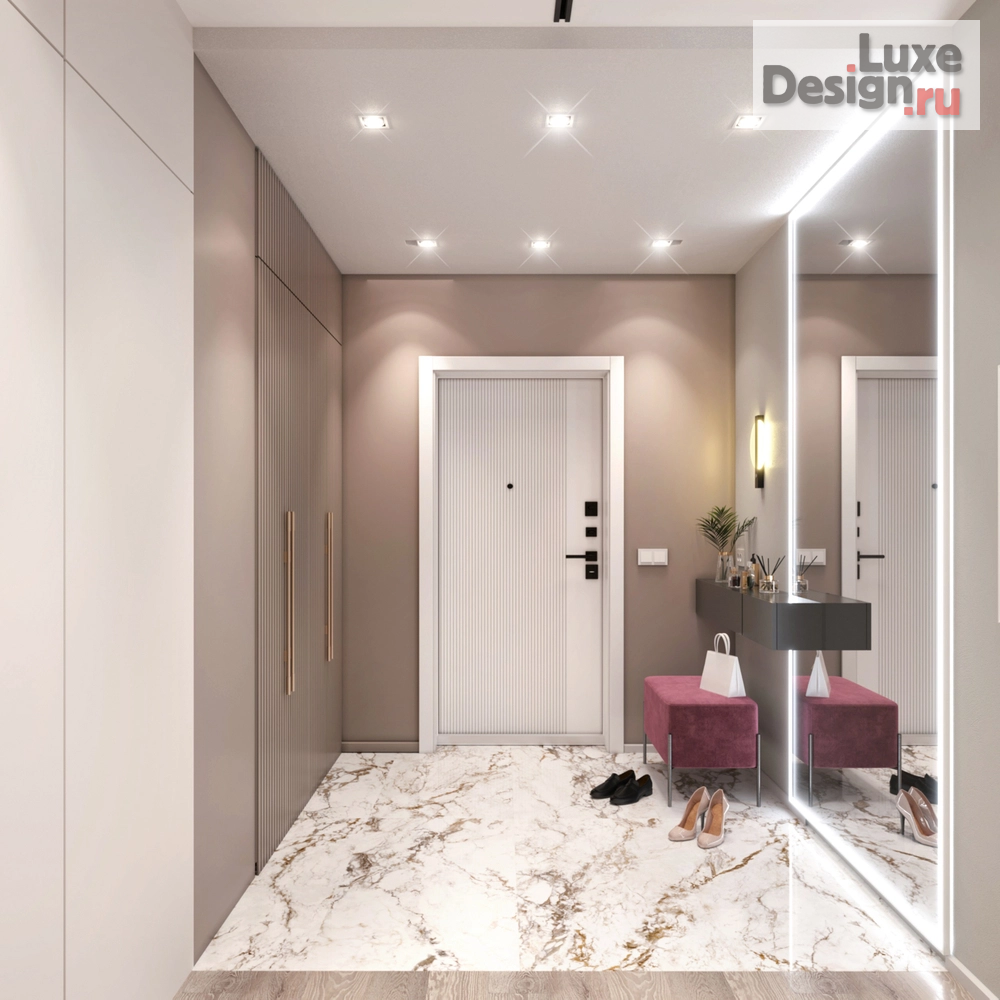 Дизайн интерьера квартиры "Дизайн-проект квартиры общей площадью 94,0 м2" (фото 8)