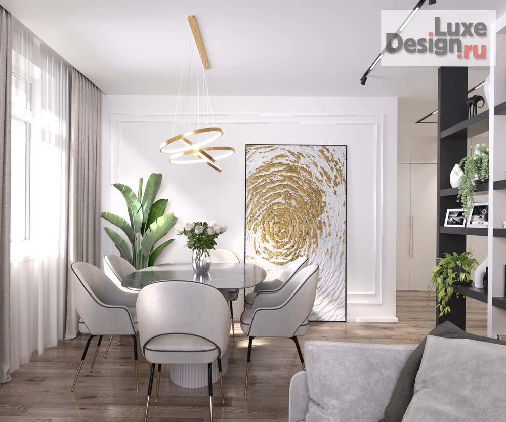 Дизайн интерьера квартиры "Дизайн-проект квартиры общей площадью 94,0 м2" (фото 5)