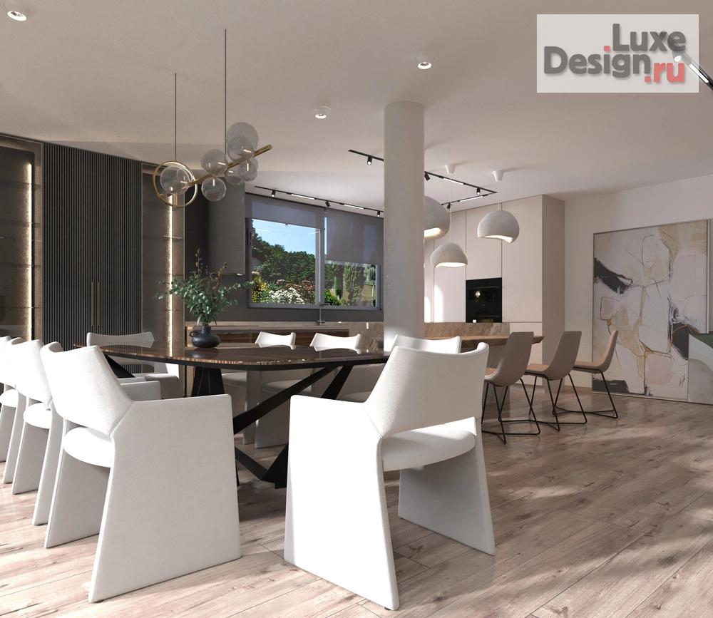 Частная архитектура "ДИЗАЙН-ПРОЕКТ интерьеров дома в Испании (Барселона) общей площадью 228 м2" (фото 2)