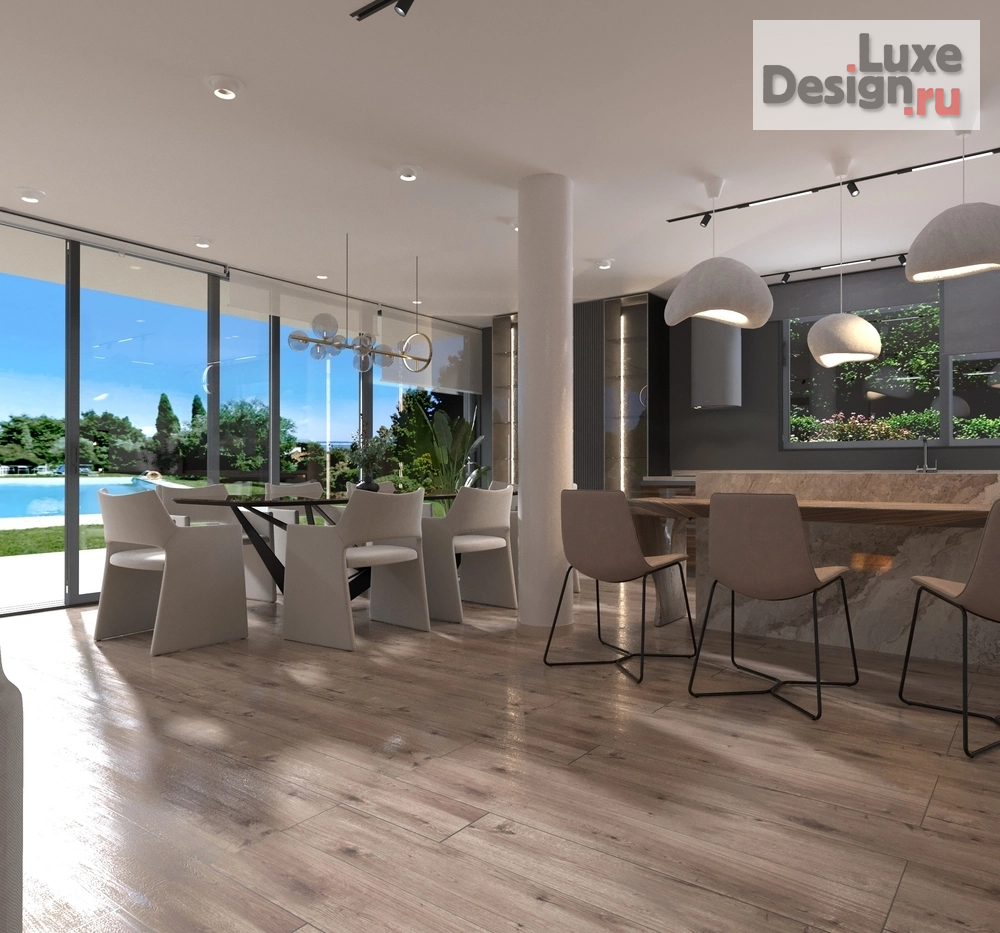 Частная архитектура "ДИЗАЙН-ПРОЕКТ интерьеров дома в Испании (Барселона) общей площадью 228 м2" (фото 3)